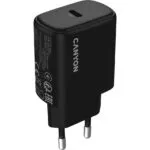 Canyon Φορτιστής Χωρίς Καλώδιο με Θύρα USB-C 25W Power Delivery Μαύρος (CNE-CHA250-11)