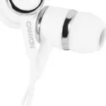 Canyon CNE-CEPM01 In-ear Handsfree με Βύσμα 3.5mm Λευκό