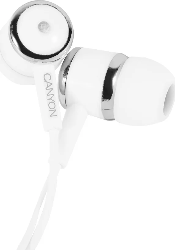 Canyon CNE-CEPM01 In-ear Handsfree με Βύσμα 3.5mm Λευκό Canyon CNE-CEPM01 In-ear Handsfree με Βύσμα 3.5mm Λευκό - Image 1