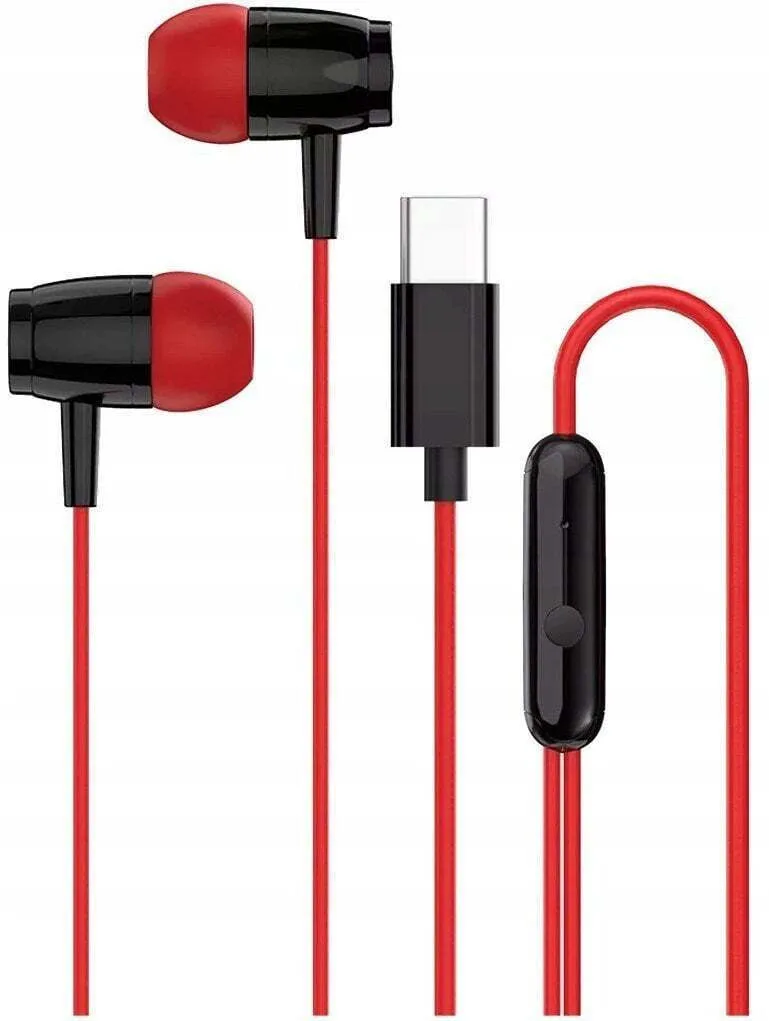 Canyon CNS-CEP5R In-ear Handsfree Ακουστικά με Βύσμα USB-C Κόκκινο Canyon CNS-CEP5R In-ear Handsfree Ακουστικά με Βύσμα USB-C Κόκκινο - Image 1