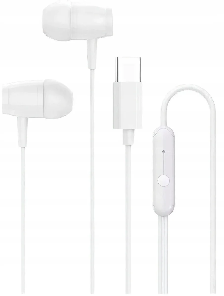 Canyon CNS-CEP5W In-ear Handsfree Ακουστικά με Βύσμα USB-C Λευκό Canyon CNS-CEP5W In-ear Handsfree Ακουστικά με Βύσμα USB-C Λευκό - Image 1