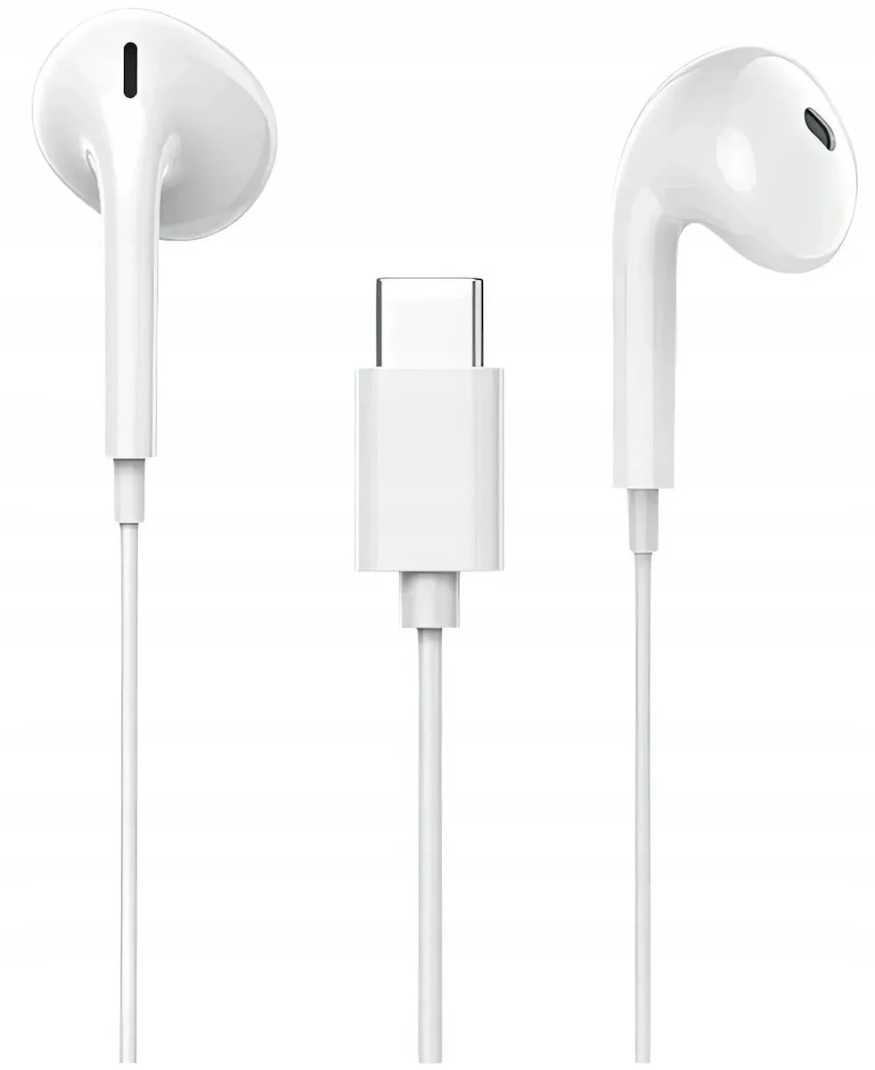Canyon CNS-CEP6W In-ear Handsfree Ακουστικά με Βύσμα USB-C Λευκό Canyon CNS-CEP6W In-ear Handsfree Ακουστικά με Βύσμα USB-C Λευκό - Image 1