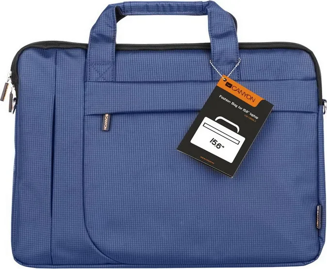Canyon Fashion Αδιάβροχη Τσάντα Ώμου / Χειρός για Laptop 15.6" Blue Canyon Fashion Αδιάβροχη Τσάντα Ώμου / Χειρός για Laptop 15.6" Blue - Image 1