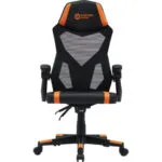 Canyon Flow MCH01 Καρέκλα Gaming Δερματίνης Μαύρη