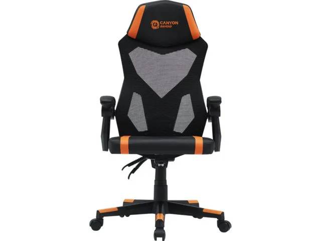 Canyon Flow MCH01 Καρέκλα Gaming Δερματίνης Μαύρη Canyon Flow MCH01 Καρέκλα Gaming Δερματίνης Μαύρη - Image 1