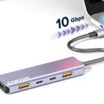 Canyon Hub 5 Θυρών USB 3.2 με σύνδεση USB-C Γκρι CNS-TDS18