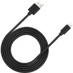 Canyon Lightning Charging Cable Mfi-12 26mb/s 5v/2.4a Apple Certified 2m Length Black