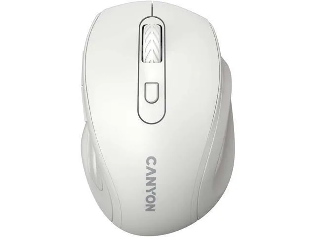 Canyon OnClick 20 Ασύρματο Εργονομικό Ποντίκι Λευκό Canyon OnClick 20 Ασύρματο Εργονομικό Ποντίκι Λευκό - Image 1