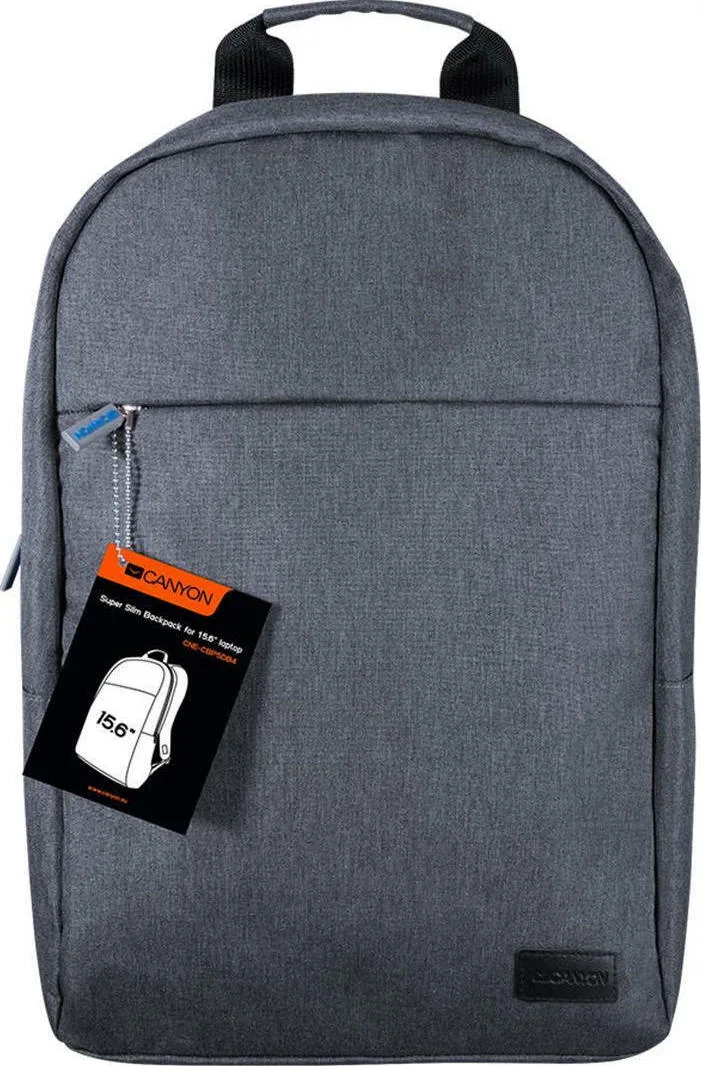 Canyon Super Slim Backpack Τσάντα για Laptop 15.6" σε Γκρι χρώμα Canyon Super Slim Backpack Τσάντα για Laptop 15.6" σε Γκρι χρώμα - Image 1
