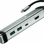 Canyon USB-C Docking Station με HDMI 4K PD Γκρι (CNS-TDS03DG)