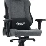 Canyon XLCH01 Υφασμάτινη Καρέκλα Gaming με Ρυθμιζόμενα Μπράτσα Γκρι