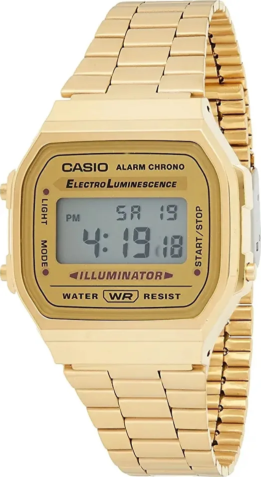 Casio Vintage Iconic Ψηφιακό Γυναικείο Ρολόι 36mm Μπαταρίας με Χρυσό Μεταλλικό Μπρασελέ A168WG-9WDF Casio Vintage Iconic Ψηφιακό Γυναικείο Ρολόι 36mm Μπαταρίας με Χρυσό Μεταλλικό Μπρασελέ A168WG-9WDF - Image 1