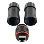 Αδιάβροχος Σύνδεσμος Δικτύου Schwaiger Cat6a Outdoor 2x Rj45 Buchse
