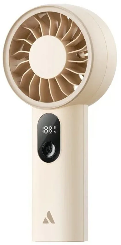 Ανεμιστηράκι Χειρός Μπεζ PE01-BEIGE Ανεμιστηράκι Χειρός Μπεζ PE01-BEIGE - Image 1