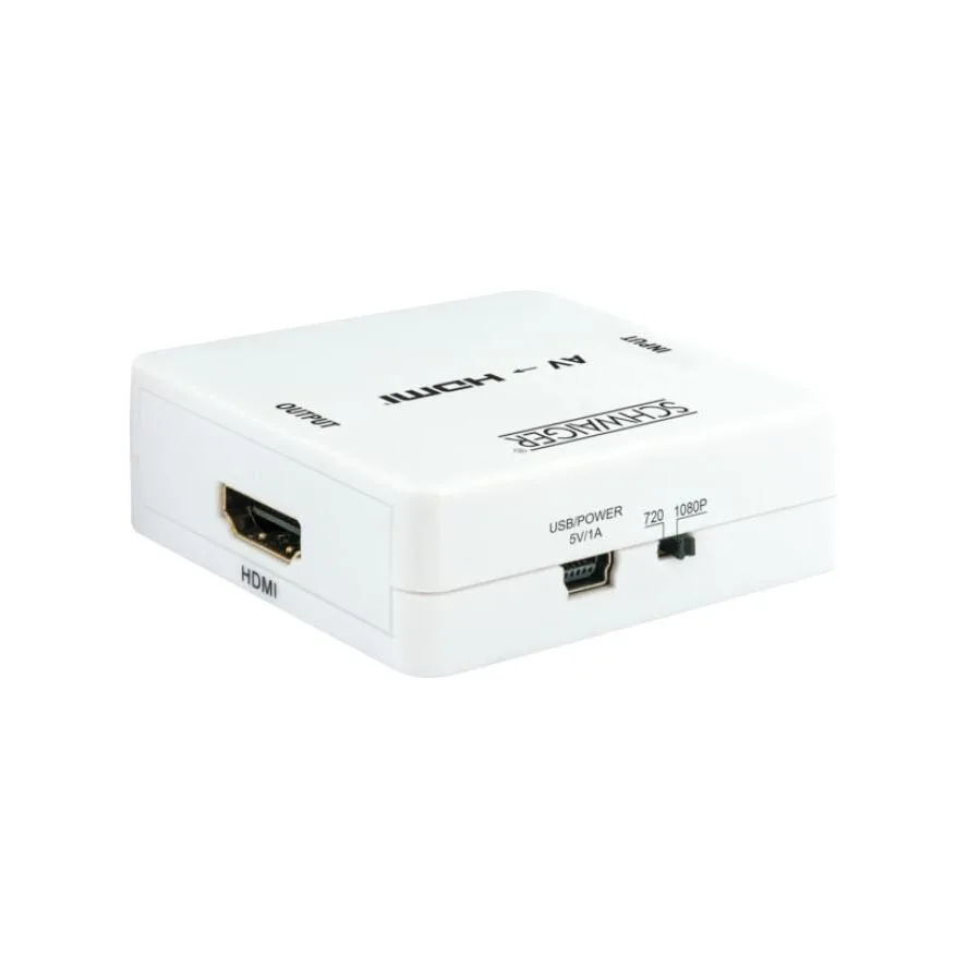 Αντάπτορας Hdmi Schwaiger 3 X Cinch Buchse > 1 X Buchse Full Hd 1080p Αντάπτορας Hdmi Schwaiger 3 X Cinch Buchse > 1 X Buchse Full Hd 1080p - Image 1
