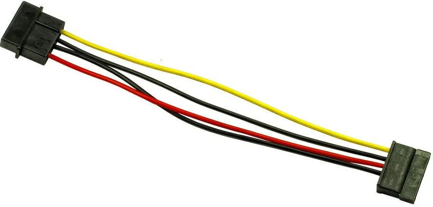 Αντάπτορας Inter-tech 1x Molex To 1x Sata Power 0,15m Αντάπτορας Inter-tech 1x Molex To 1x Sata Power 0,15m - Image 1