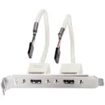 Αντάπτορας Lindy Bracket Usb 2x Usb Typ A 5 Idc-coupling 0.2m