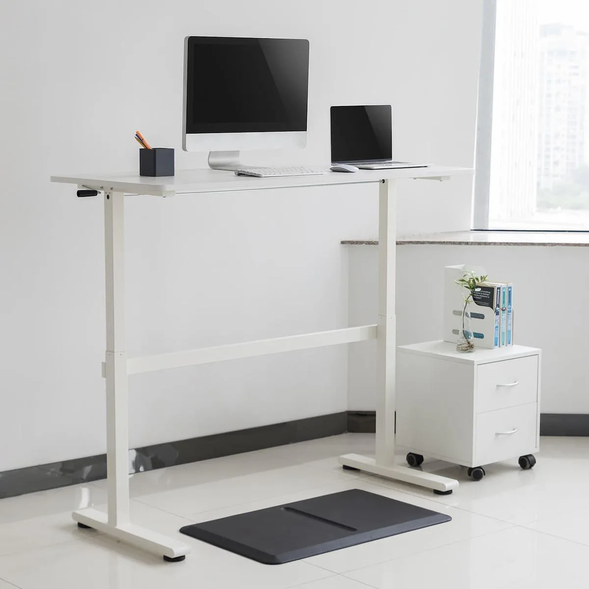 Γραφείο Er-401 W Ξύλινο White 140x60x70εκ. Γραφείο Er-401 W Ξύλινο White 140x60x70εκ. - Image 1