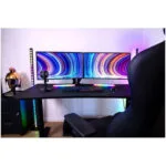 Γραφείο Gaming Arena Ξύλινο Pureblack 140x75.5εκ. ARENA-MEDIUM-PBK