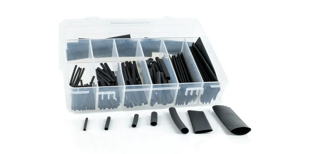 Θερμοσυστελλόμενα Wkk Shrink Tubing Assortment Black 127-piece H-2 Z Θερμοσυστελλόμενα Wkk Shrink Tubing Assortment Black 127-piece H-2 Z - Image 1