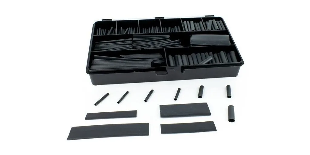Θερμοσυστελλόμενα Wkk Shrink Tubing Assortment Black 465-piece H-2 Z Θερμοσυστελλόμενα Wkk Shrink Tubing Assortment Black 465-piece H-2 Z - Image 1
