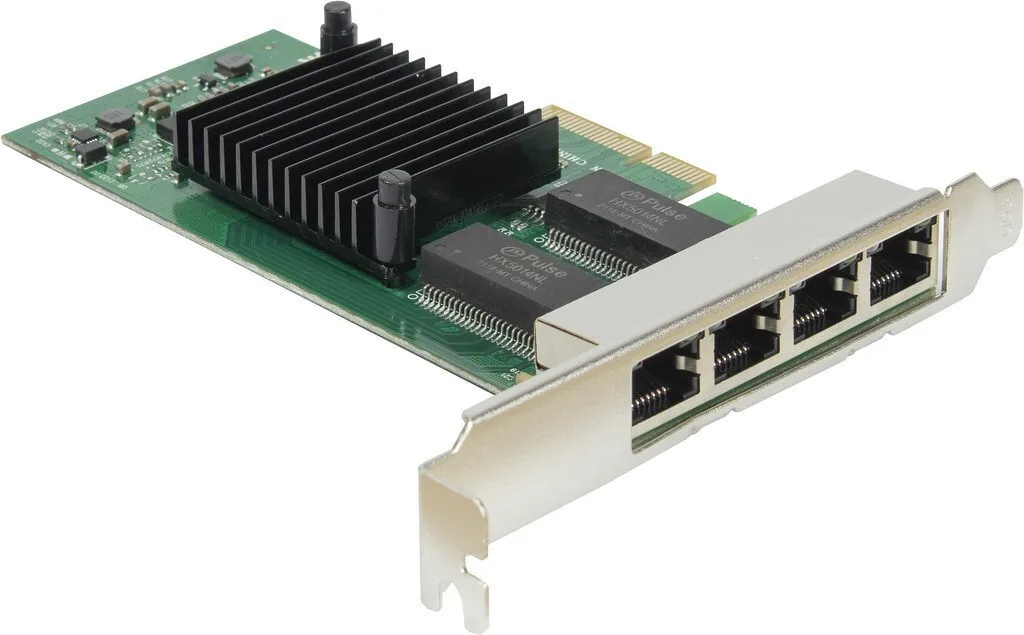 Κάρτα Δικτύου Inter-tech Gigabit Pcie Adapter Argus St-7238 X4 I350chips Κάρτα Δικτύου Inter-tech Gigabit Pcie Adapter Argus St-7238 X4 I350chips - Image 1