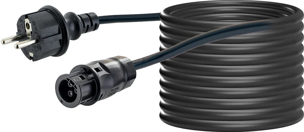 Καλώδιο Τροφοδοσίας Schwaiger Batterie->schuko 5m Καλώδιο Τροφοδοσίας Schwaiger Batterie->schuko 5m - Image 1