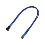 Καλώδιο Nanoxia 3-pin Extension 30 Cm Single Blue