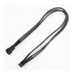 Καλώδιo Nanoxia 3-pin Extension 30 Cm Single Carbon