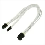 Καλώδιo Nanoxia Pci-e 6 To 6+2-pin 30 Cm Single White