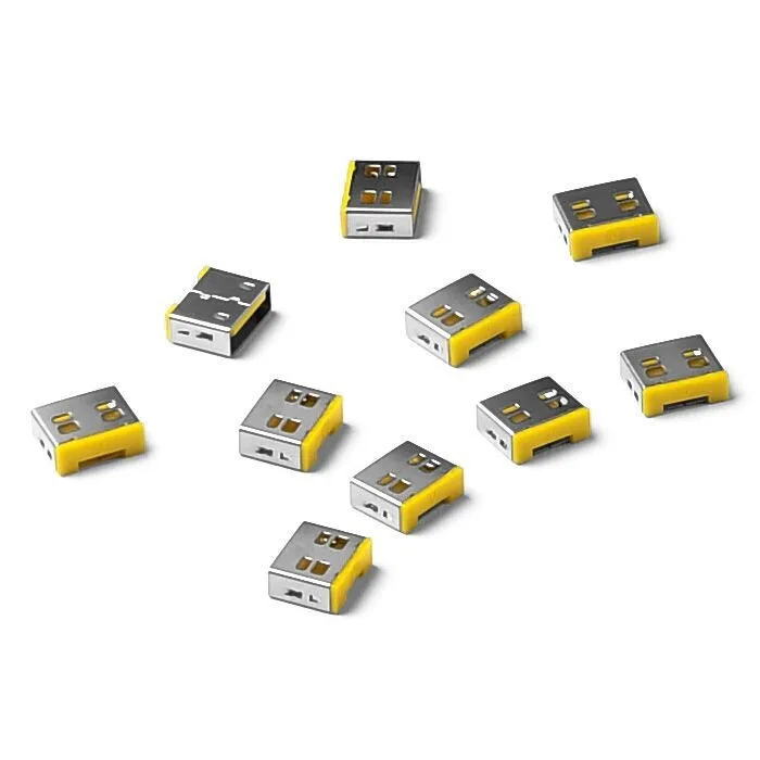 Κλειδαριά Θυρών Smartkeeper Basic "usb-a Port" Blocker Yellow 10 Pcs Κλειδαριά Θυρών Smartkeeper Basic "usb-a Port" Blocker Yellow 10 Pcs - Image 1