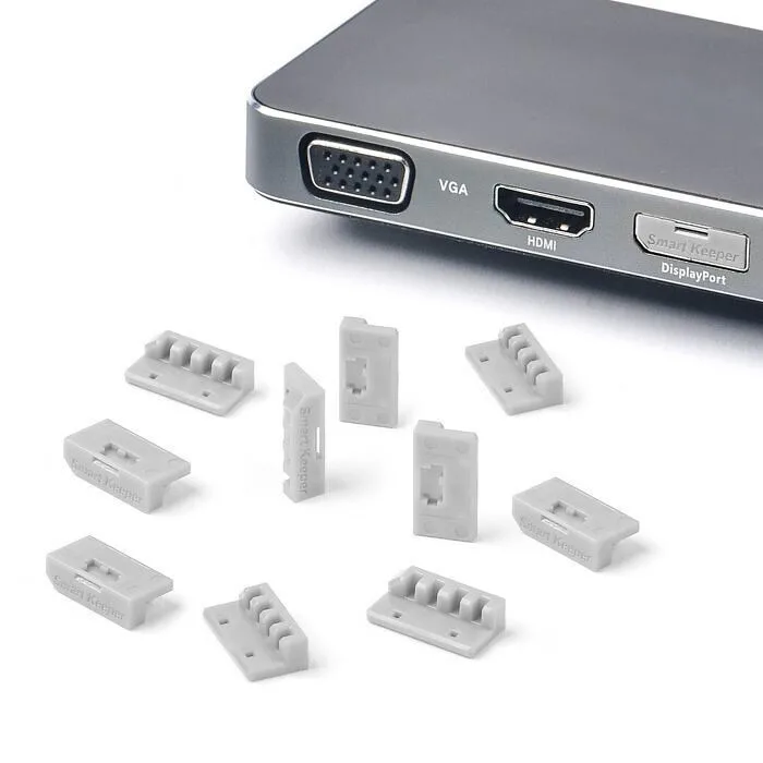 Κλειδαριά Θυρών Smartkeeper Mini Displayport Blocker Gray 10 Pcs Κλειδαριά Θυρών Smartkeeper Mini Displayport Blocker Gray 10 Pcs - Image 1