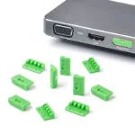 Κλειδαριά Θυρών Smartkeeper Mini Displayport Blocker Green 10 Pcs