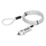 Κλειδαριά Laptop Manhattan Univeral 1,8m 4-m Pin Silver