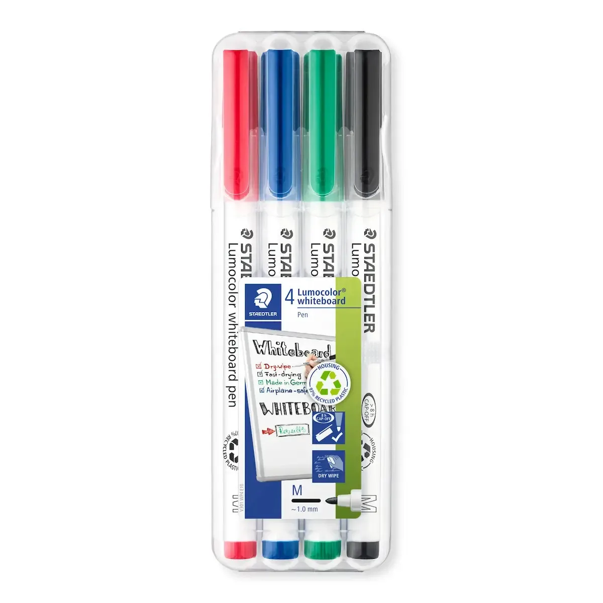 Μαρκαδόρος Πίνακα Staedtler Lumocolor 4 Τεμ Κουτί Μαρκαδόρος Πίνακα Staedtler Lumocolor 4 Τεμ Κουτί - Image 1