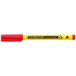 Μαρκαδόρος Τσόχας Staedtler Fineliner 0.6mm Noris Κόκκινο 307-2