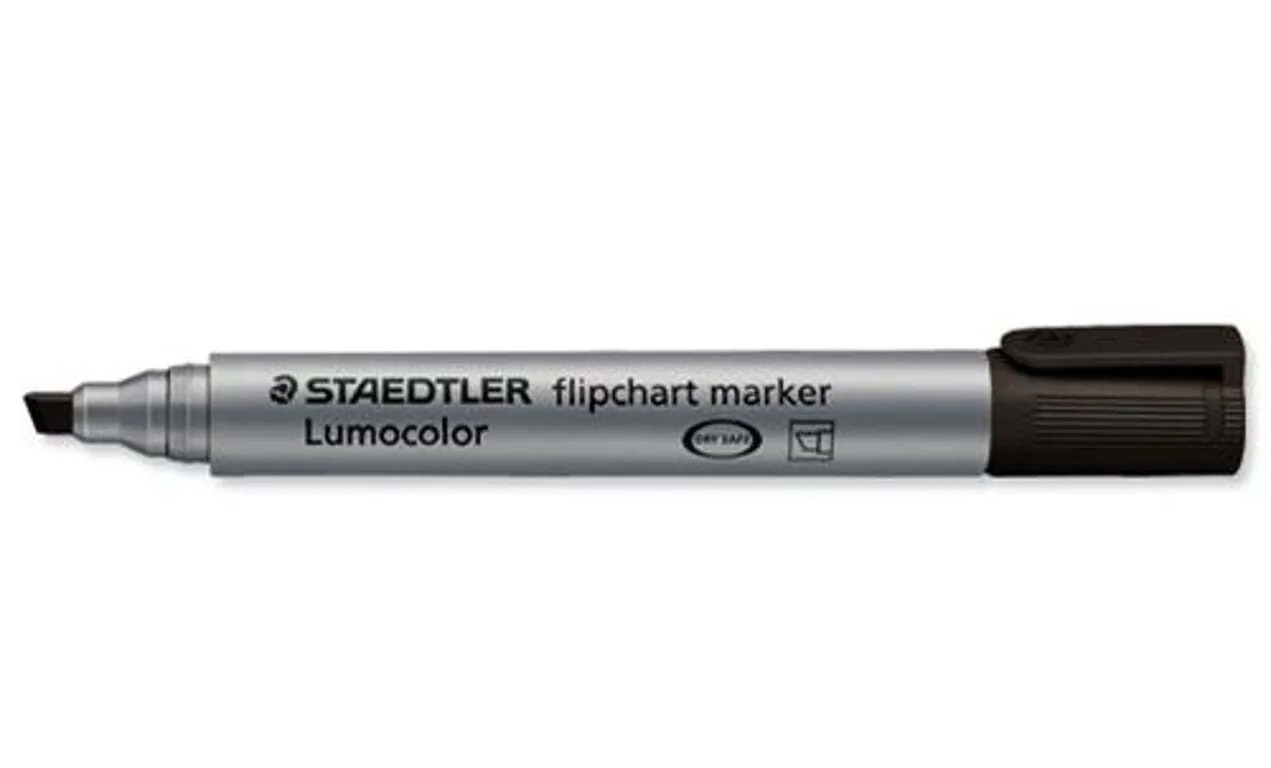 Μαρκαδόρος Flipchart Staedtler Lumocolor Μαύρο 10 Τεμάχια Μαρκαδόρος Flipchart Staedtler Lumocolor Μαύρο 10 Τεμάχια - Image 1