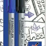 Μαρκαδόρος Staedtler Lumocolor 316 2 Τεμ Μαύρο Μπλε