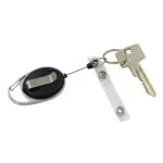 Μπρελόκ Wedo Belt Clip 2-in-1 Extendable Cord Black