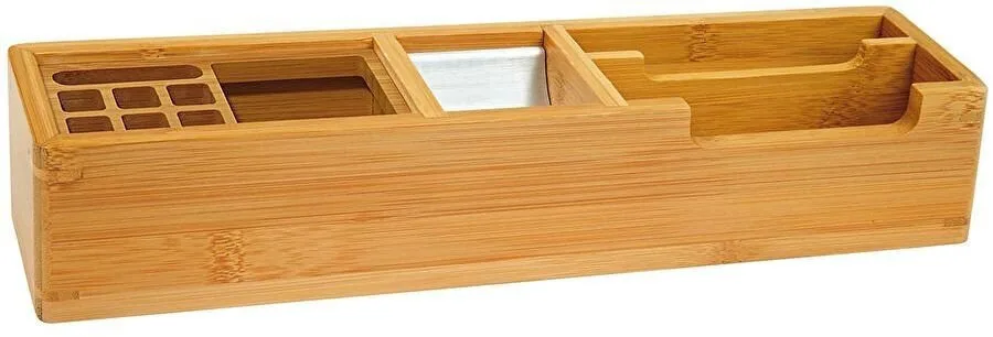 Ξύλινος Οργανωτής Γραφείου σε Μπεζ Χρώμα 6.8x5.9x31.8εκ. 1τμχ 611007 Ξύλινος Οργανωτής Γραφείου σε Μπεζ Χρώμα 6.8x5.9x31.8εκ. 1τμχ 611007 - Image 1