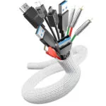 Οργανωτής Καλωδίων Ltc Duct Tube 2m Bundling & Organizing White