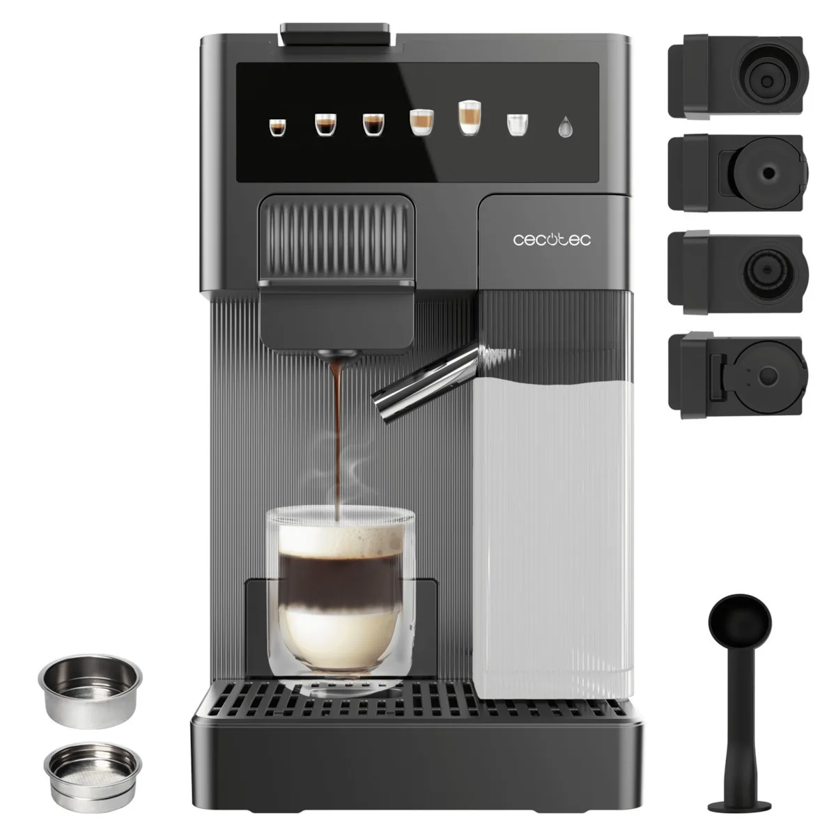 Cecotec FreeStyle Latte T Αυτόματη Μηχανή Espresso Πίεσης 20bar για Cappuccino Μαύρη Cecotec FreeStyle Latte T Αυτόματη Μηχανή Espresso Πίεσης 20bar για Cappuccino Μαύρη - Image 1