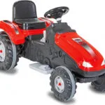 Παιδικό Τρακτέρ Big Wheel Ηλεκτροκίνητο 12 Volt Κόκκινο για 3+ Ετών 460785