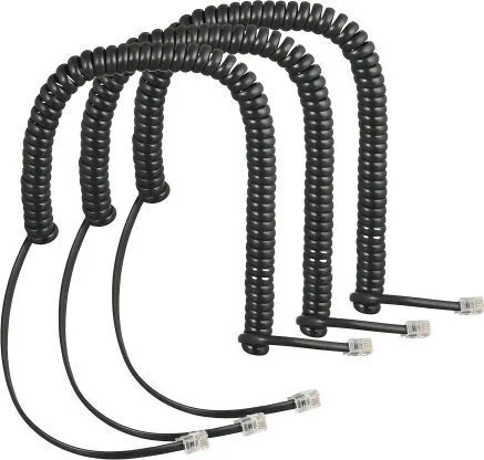 Σετ 3 Σπειροειδών Καλωδίων Comfortel-handset Auerswald Σετ 3 Σπειροειδών Καλωδίων Comfortel-handset Auerswald - Image 1