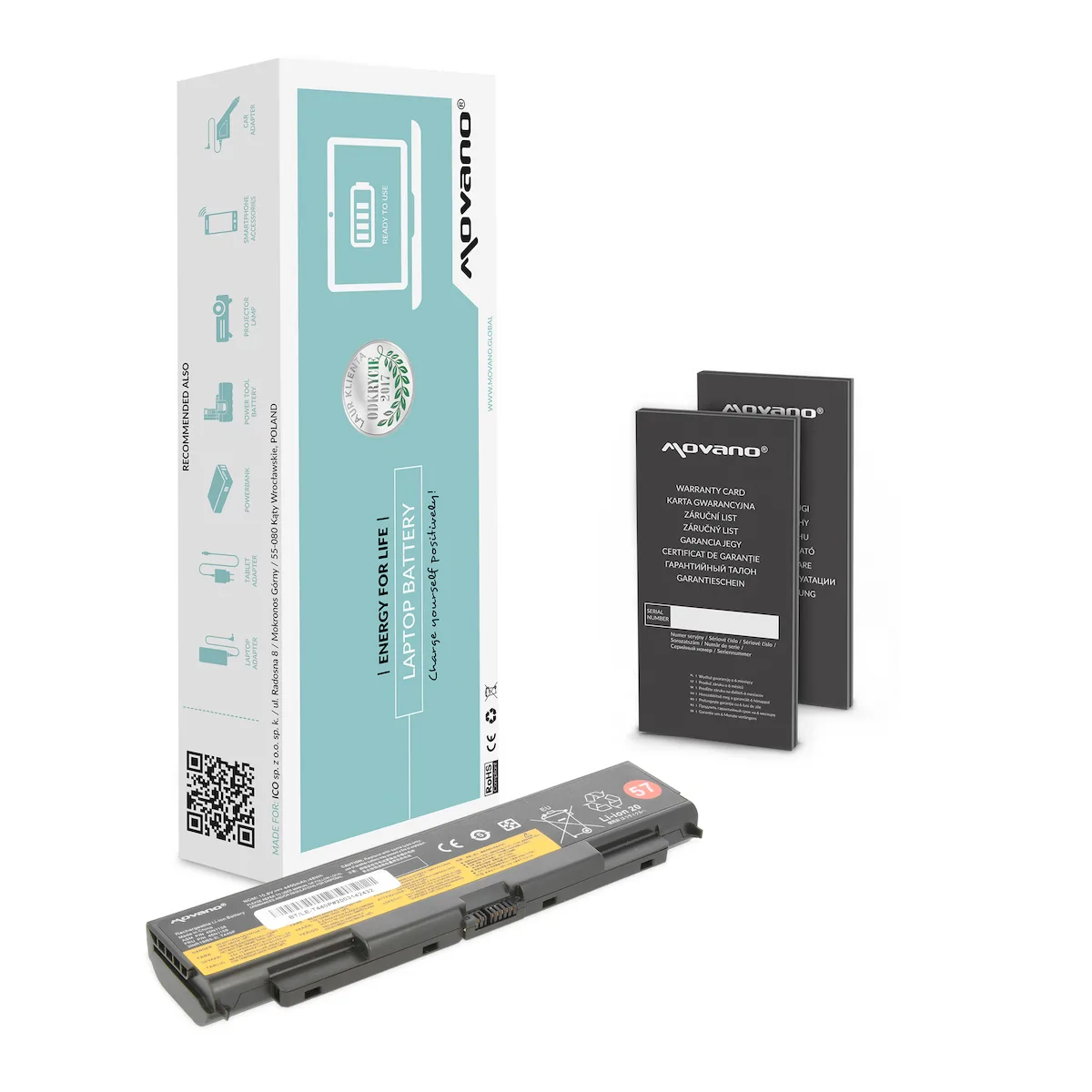 Συμβατή Μπαταρία για Lenovo ThinkPad Lenovo T440p, W540 με 4400mAh BT/LE-T440P Συμβατή Μπαταρία για Lenovo ThinkPad Lenovo T440p, W540 με 4400mAh BT/LE-T440P - Image 1