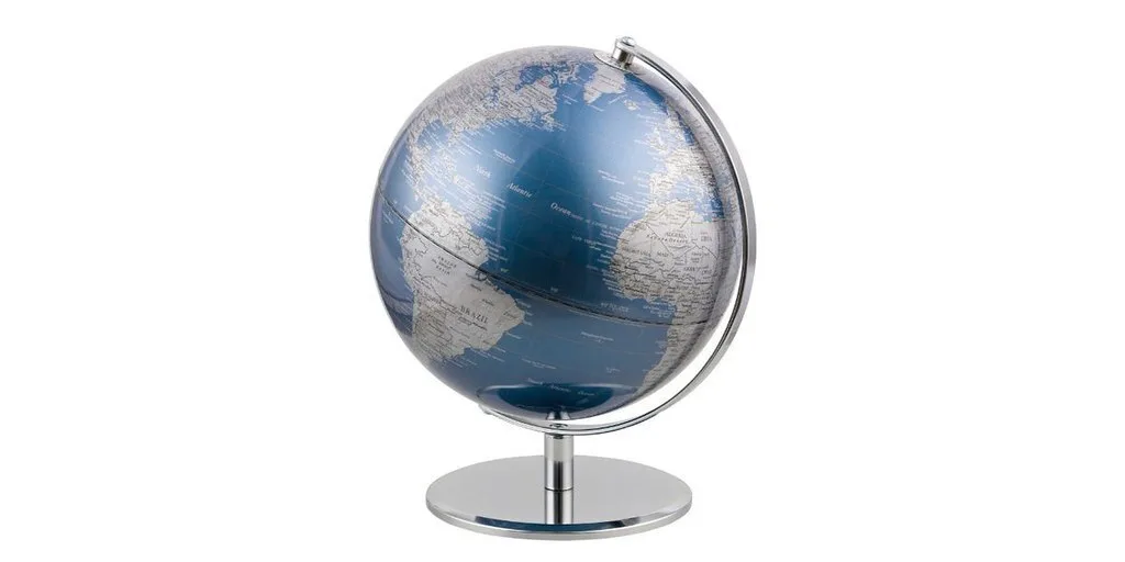 Υδρόγειος Σφαίρα Troika Planet Metallic-blue Silverfarben Υδρόγειος Σφαίρα Troika Planet Metallic-blue Silverfarben - Image 1