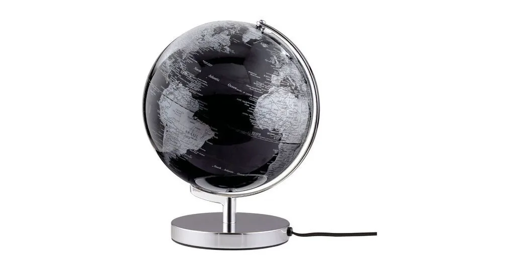 Υδρόγειος Σφαίρα Troika Terra Light Black Silverfarben Υδρόγειος Σφαίρα Troika Terra Light Black Silverfarben - Image 1