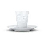 Φλιτζάνι Espresso από Πορσελάνη Λευκό 80ml T021101