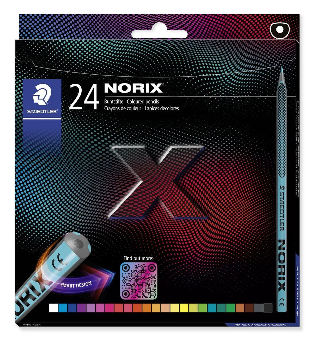 Χρωματιστά Μολύβια Staedtler Norix 24 Τεμάχια Συσκευασία Χρωματιστά Μολύβια Staedtler Norix 24 Τεμάχια Συσκευασία - Image 1