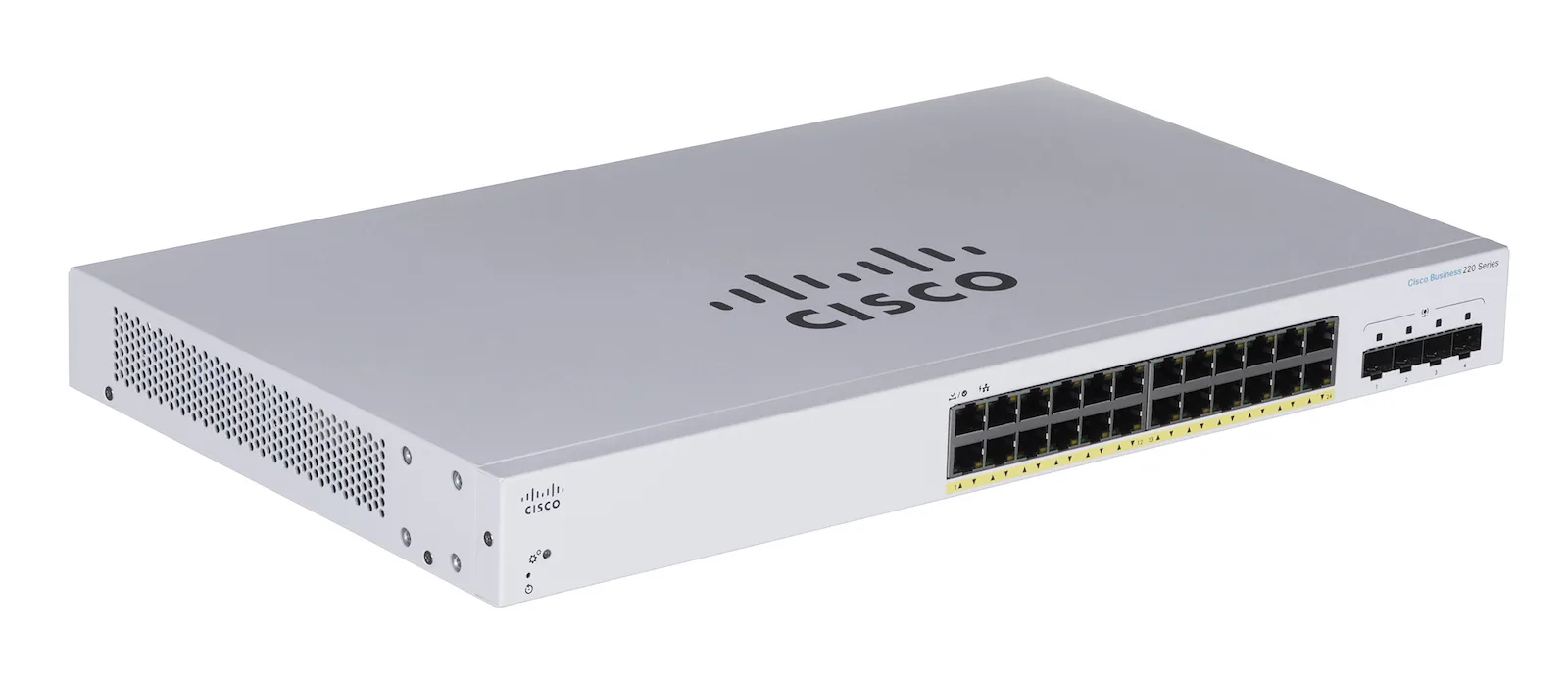 Cisco CBS220-24P-4G Managed L2 PoE++ Switch με 24 Θύρες Gigabit (1Gbps) Ethernet και 4 SFP Θύρες Cisco CBS220-24P-4G Managed L2 PoE++ Switch με 24 Θύρες Gigabit (1Gbps) Ethernet και 4 SFP Θύρες - Image 1